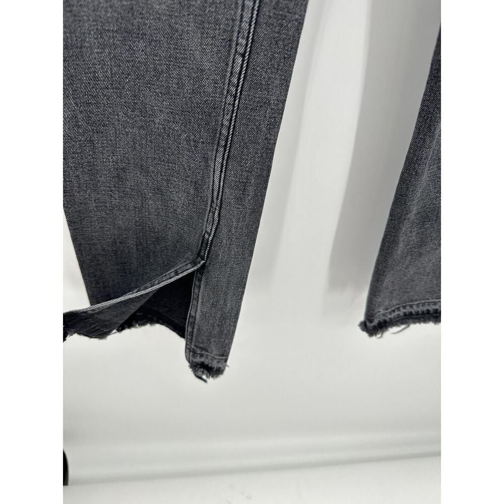 Abercrombie Fitch Curve Love Ultra High Rise Ankle Straight Jeans Black 00R‎ 24 - Picture 3 of 7